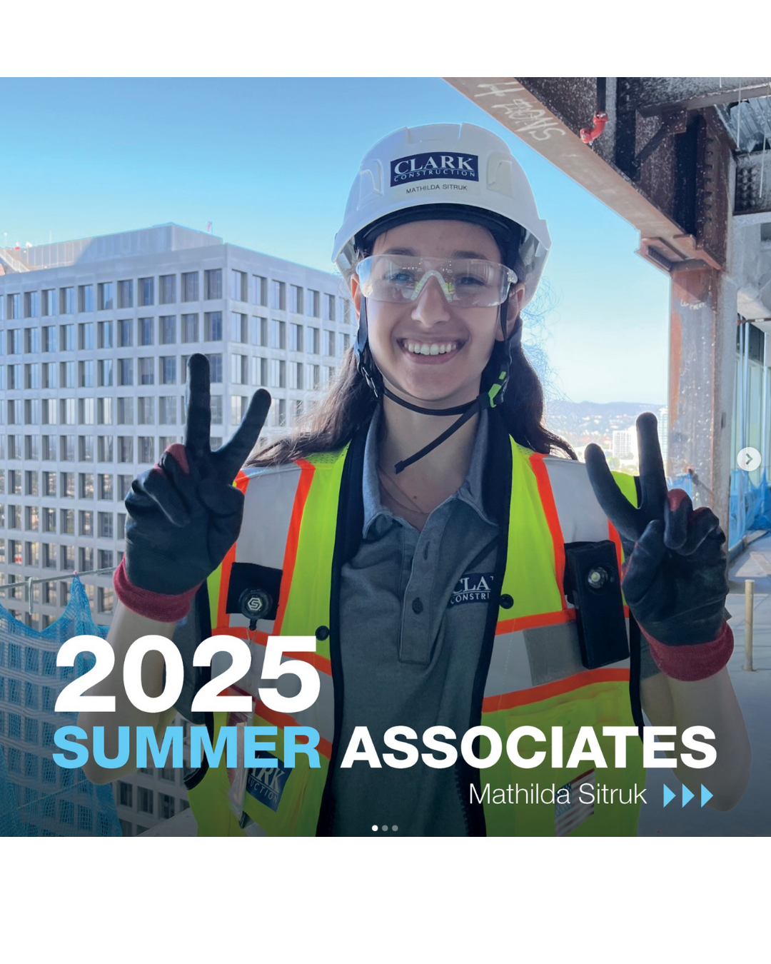 Clark Construction Group Instagram Content